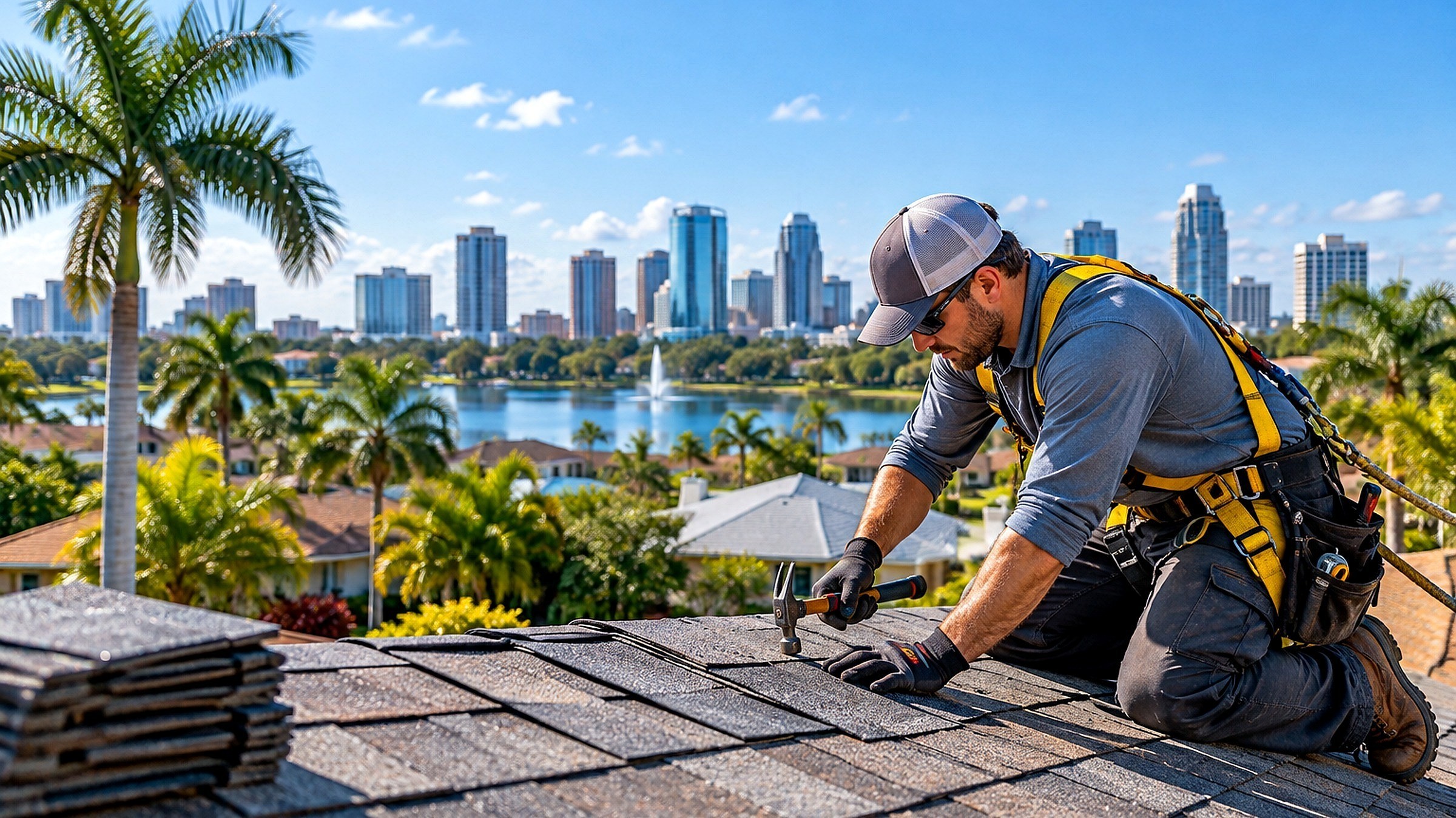 Roofing materials and roof-system components used in Orlando repairs